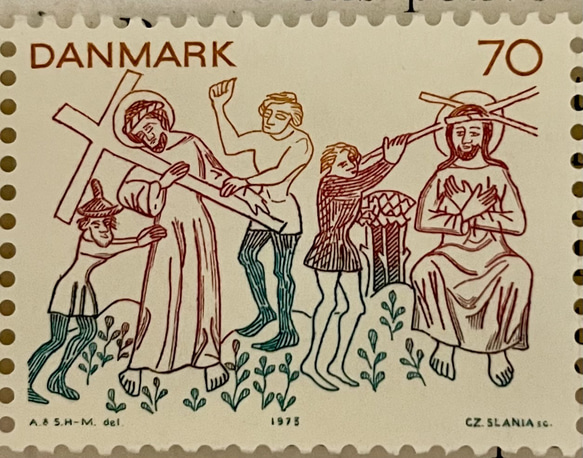 ちいさなartmuseum　Denmark　stamp 5Set　complete 4枚目の画像