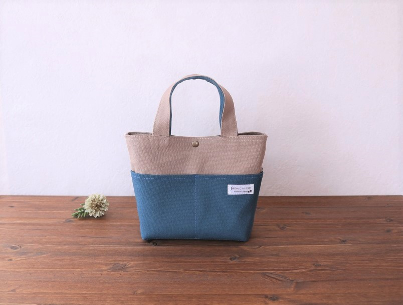 ♤選べるｶﾗｰ♪帆布ﾄｰﾄﾐﾆ（ﾏｯｼｭﾙｰﾑﾍﾞｰｽ) トートバッグ fabric mam