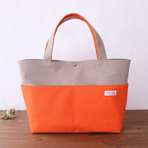 ♤選べるｶﾗｰ♪倉敷帆布ﾄｰﾄL(ﾏｯｼｭﾙｰﾑﾍﾞｰｽ) トートバッグ fabric mam 通販｜Creema(クリーマ) 4540772