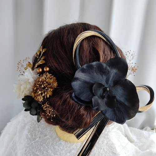 つまみ細工リース No.62 青リース ブルーリース つまみ細工リース ＊夏