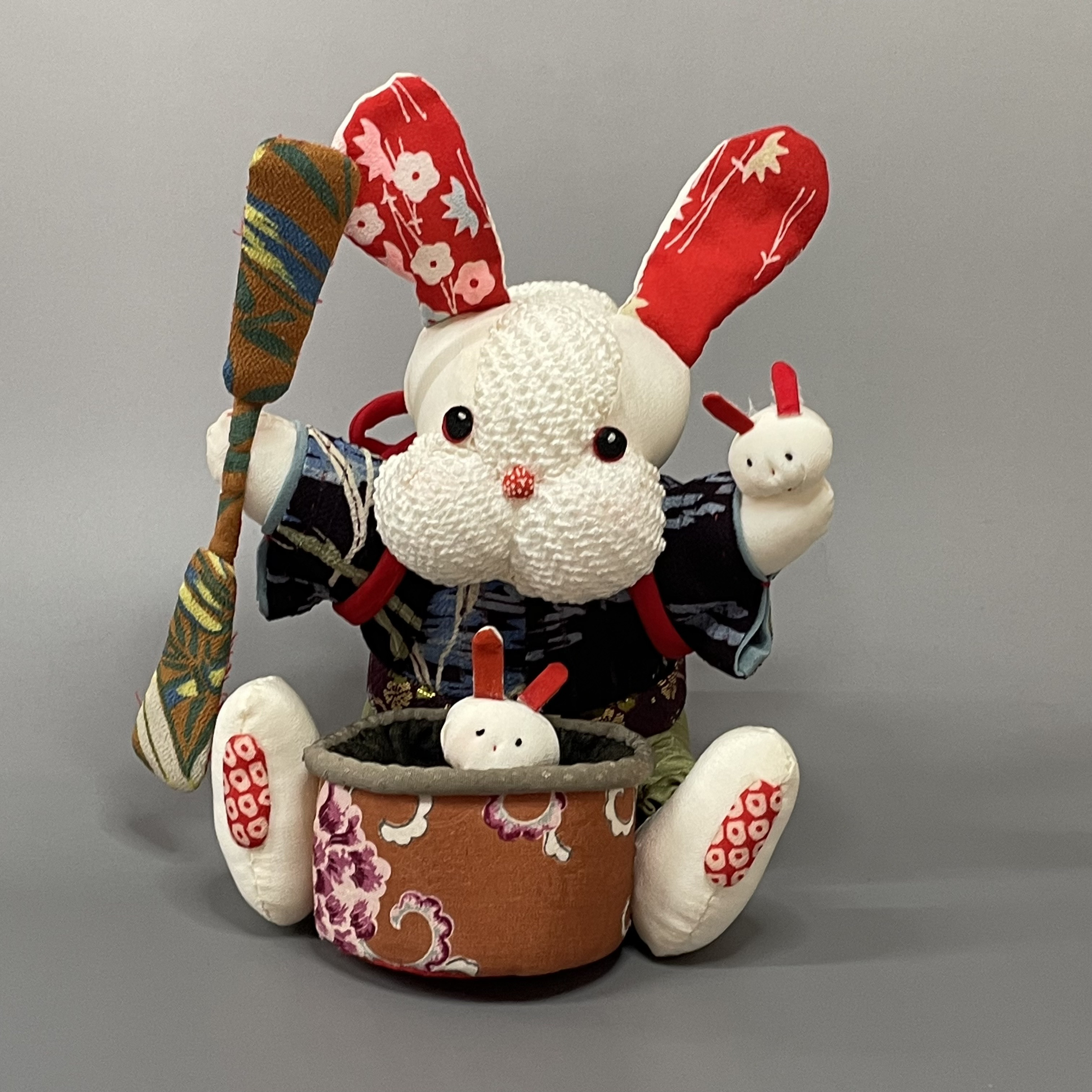 【キット】餅つきウサギ