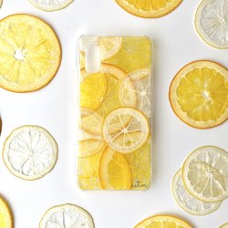 22a. 檸檬色和橘色智慧型手機保護殼相容於所有型號 第1張的照片