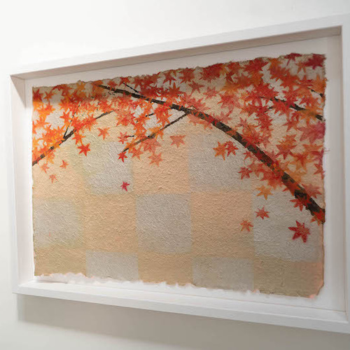スプレーアート作品『Magnificence Orange』A3サイズ原画