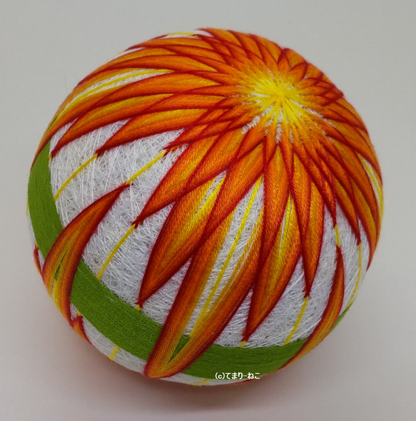 彼岸花曼珠沙華手鞠和飾り