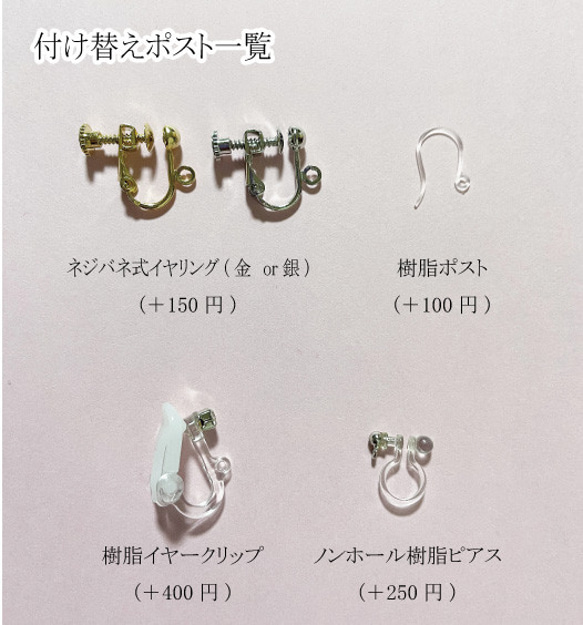 いちごの輪切りピアス 4枚目の画像