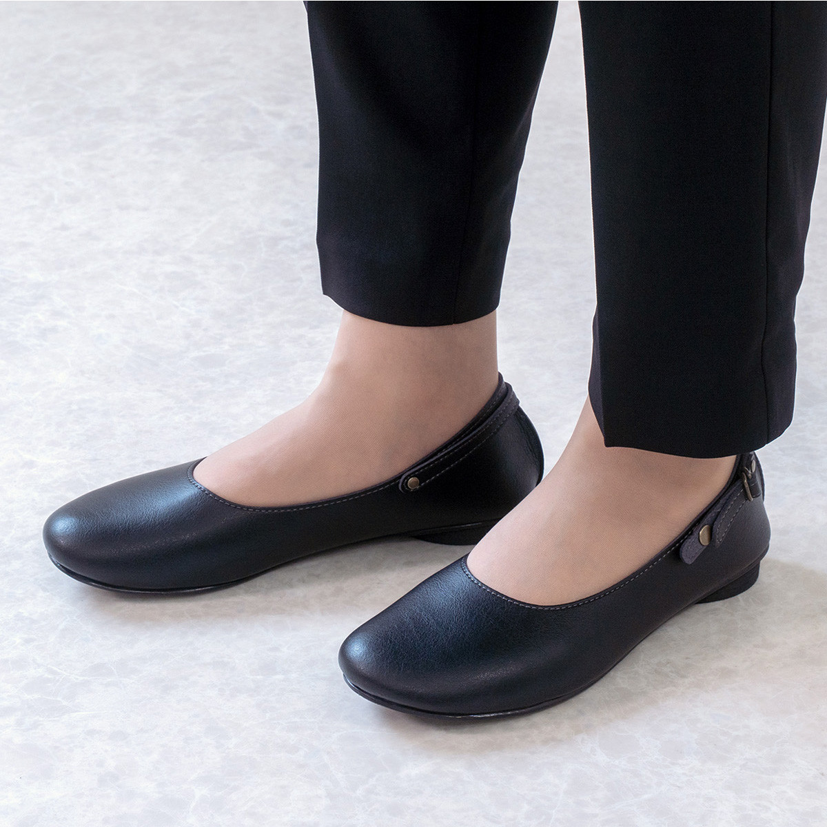 2wayバレエシューズ(A0641) 靴 日本製 【納期5～14日以内発送】