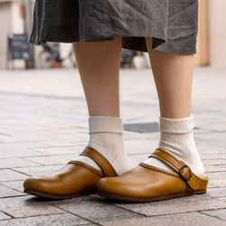 可以穿得輕而小 舒適薩博涼鞋 平涼鞋 日本製造 【接單後製作：15～24天】 第4張的照片