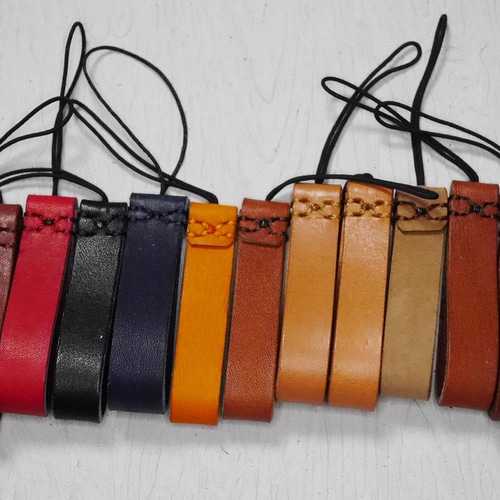 フィンガーストラップ☆6＋5cm長☆幅12mm☆グローブレザー、ヌバック