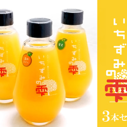 〈３本セット〉 ストレート果汁100%ジュース「いちずみの雫」200ml×3本【プレゼント・手土産・贈り物】 1枚目の画像