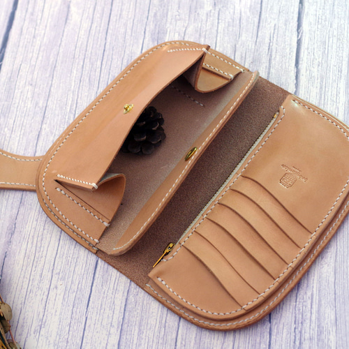 楽天市場】nakota ナコタ HANDMADE L-ZIP WALLET ハンドメイド