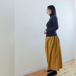 [19色展開]＊秋冬定番! 軽やか起毛コットン＊コーデュロイのガウチョパンツ 11枚目の画像