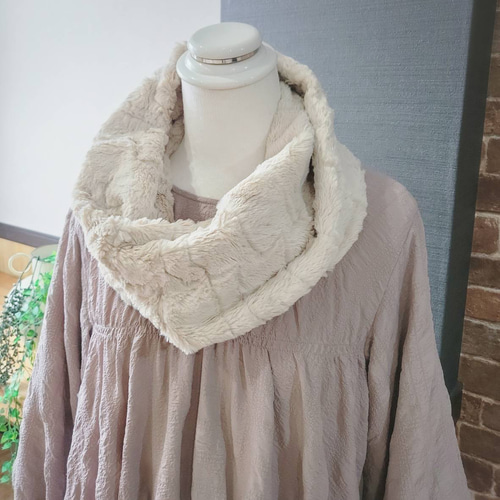 大人可愛い☆スヌード☆アイボリー スヌード lin 通販｜Creema  