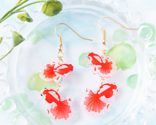 ◇ゆらゆら金魚・ひらひら金魚◇ | Creema