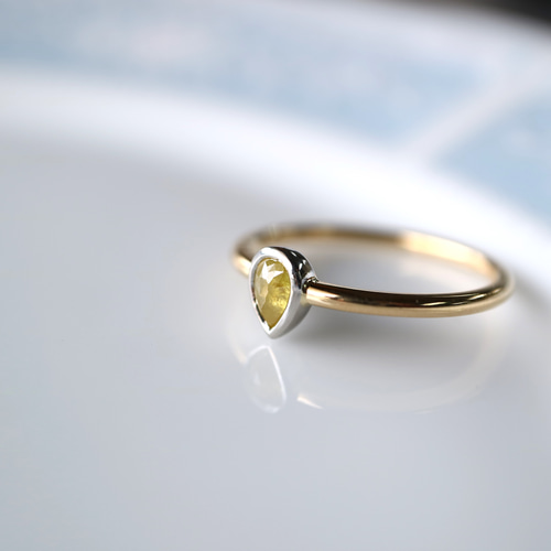 ローズカット/イエローダイヤモンド指輪 指輪・リング YUDA 通販  