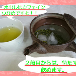 数量限定！【新茶100％】初摘み特上深蒸し緑茶　茶園NO,1 「純怜 (すみれ)」100g【全国送料185円】 6枚目の画像