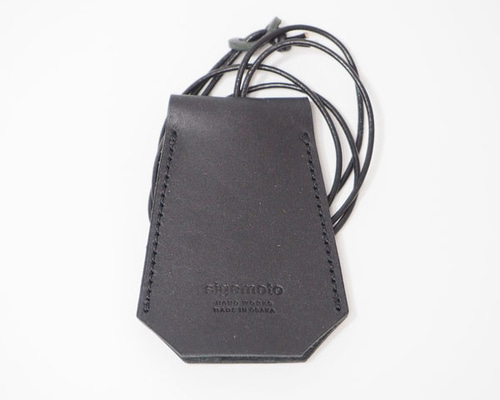 エルメス　クロシェット　ネックレス　キーリング　ケース　ブラック　キーホルダー HERMES エルメス クロシェット ネックレス キーリング