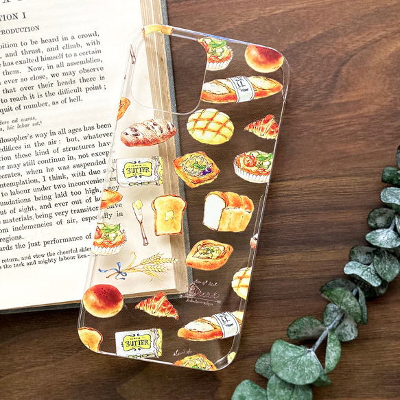 麵包透明外殼｜麵包智慧型手機外殼透明 第1張的照片