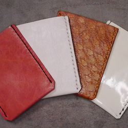 本革製トークンケース☆手縫い☆超ミニストラップ付き その他ケース