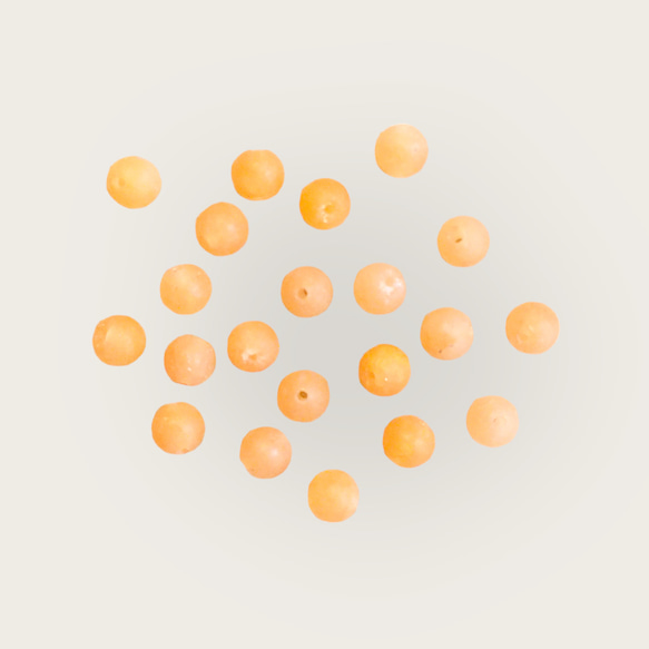 オレンジアベンチュリン(マット)4mm 30P 2枚目の画像