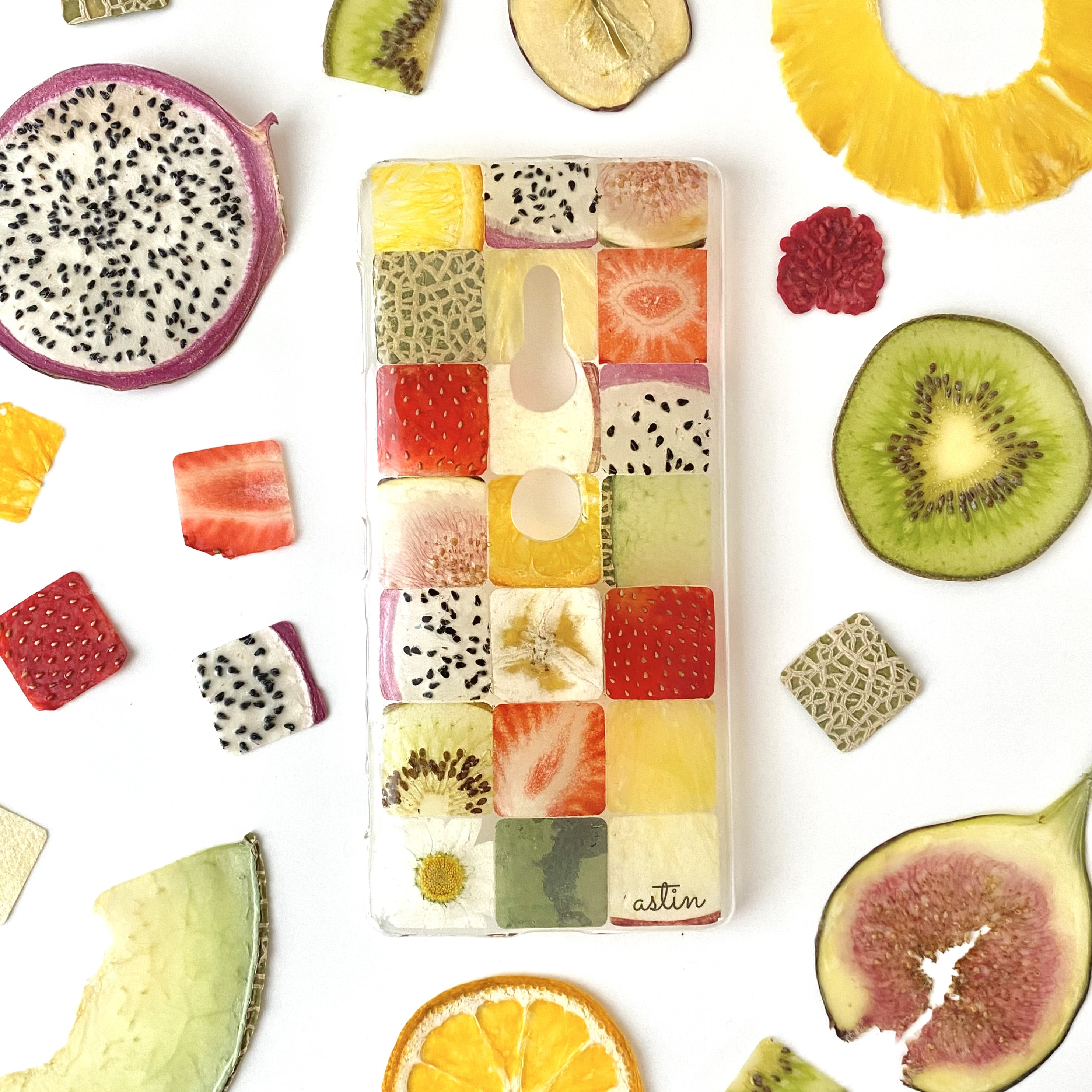 09a.モザイクデザイン の スマホケース　全機種対応