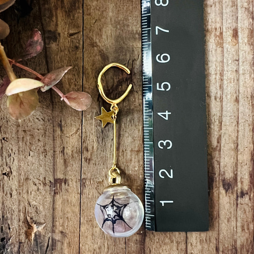 最後一件！ ！ ①萬聖節耳環/小耳環12mm ②耳夾垂墜耳環♠︎Anemoon 的