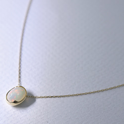 Opal_0.91ct/k18YG Necklace 【Cupola/クーポラ】 2枚目の画像