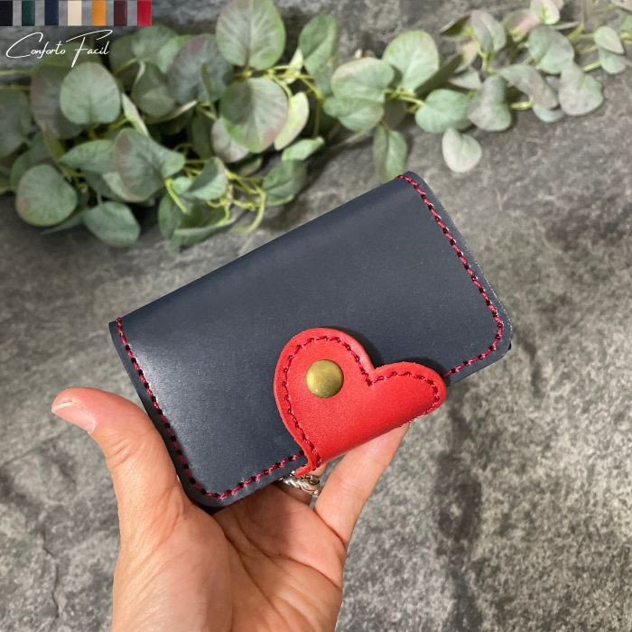 ◆特集記載◆本革名刺入れ・カードケース・7色から組み合わせ自由！ラッピング・刻印