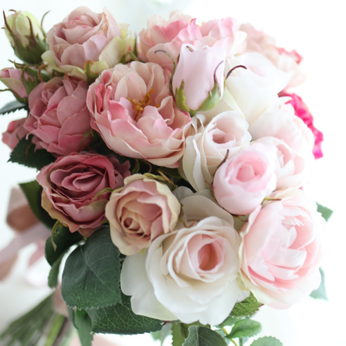 ウェディングブーケ ローズ バラ 薔薇 オールドローズ 大人