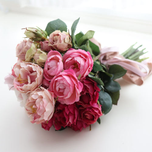 ウェディングブーケ ローズ バラ 薔薇 オールドローズ 大人
