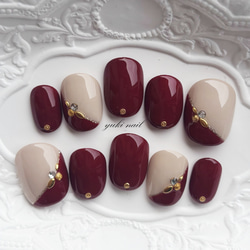 2カラーネイル ネイルチップ（つけ爪） yuki-nail 通販 4117121