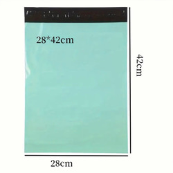【28x42cm】宅配塑膠袋薄荷綠快遞袋 第1張的照片