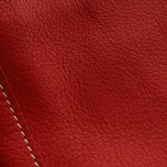 正品牛皮斜背單肩包皮革手拿包 hana（紅色）免運。 第14張的照片