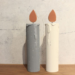 蠟燭木製圓柱形 S 尺寸物體裝飾品斯堪的納維亞時尚 第6張的照片