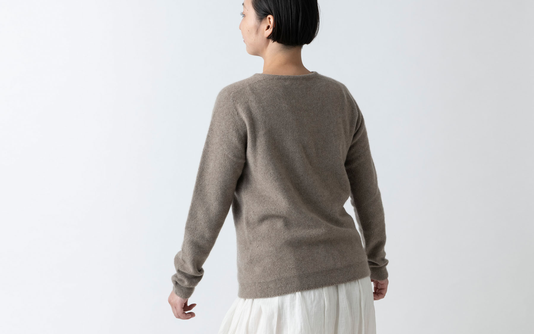 enrica cashmere&sable knit / mocha
