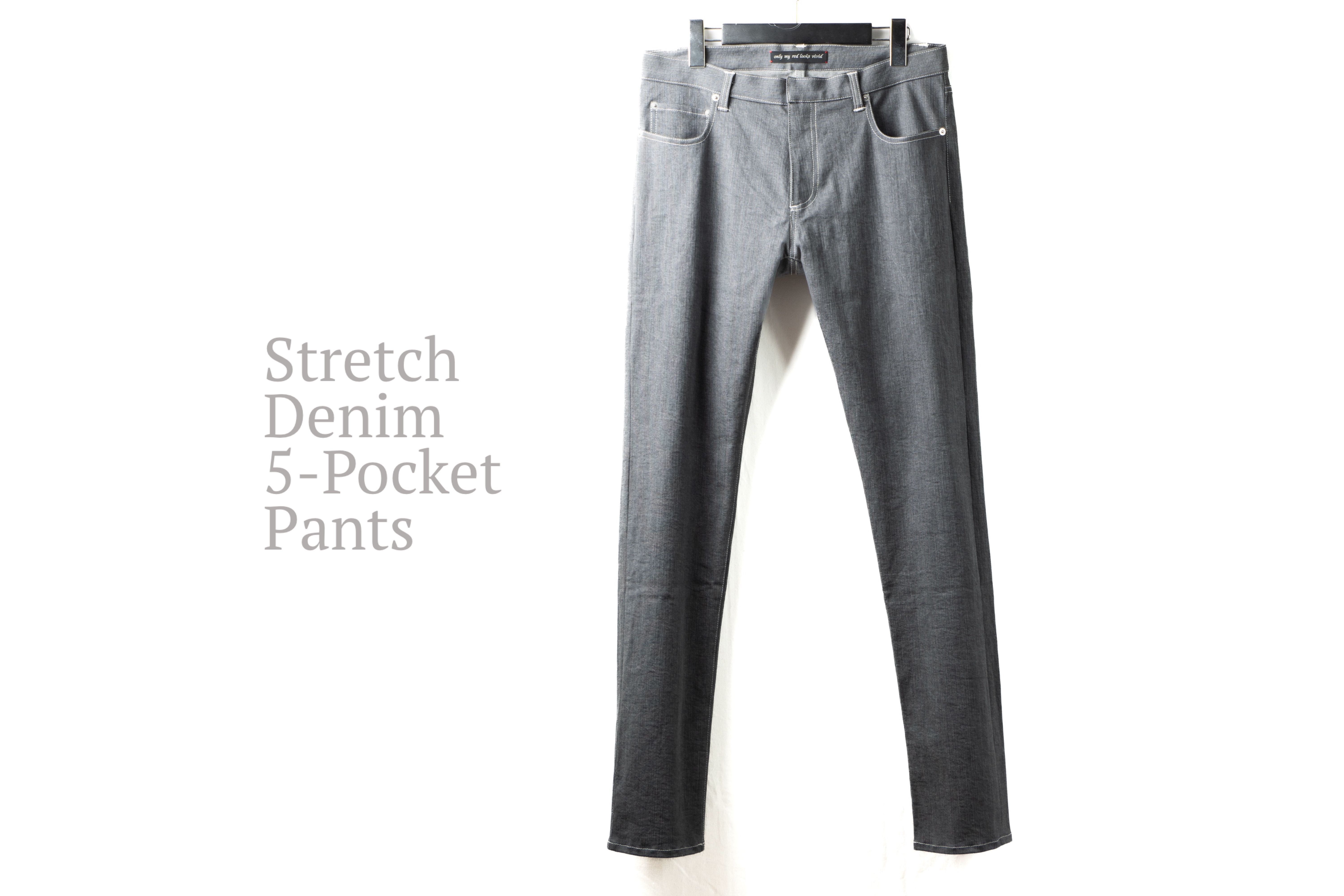 ストレッチデニム5ポケットパンツ[only my red looks vivid] 43,800円