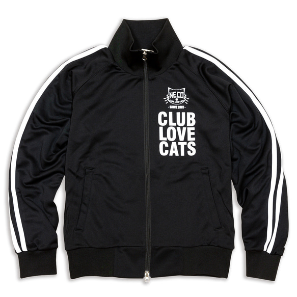 ねこ @ 洋服好き　ENコート　ブラック SCOPYネコ ジャージ「猫好部」 ブラック その他トップス SCOPY 通販