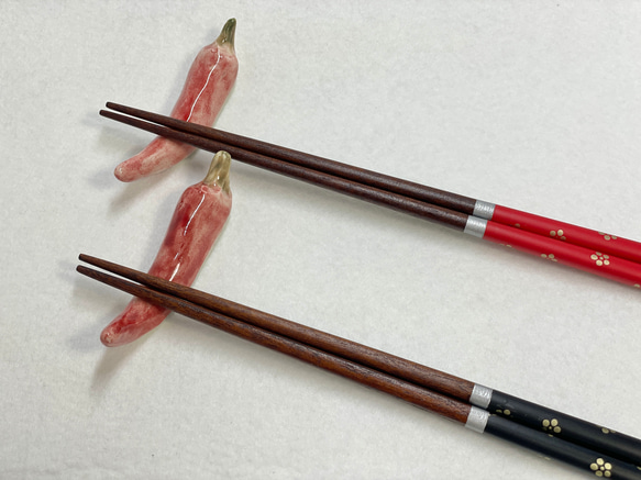 新品 箸置き 唐辛子 唐辛子の箸置き 箸・箸置き なごむわ 通販 4683294｜Creema(クリーマ)
