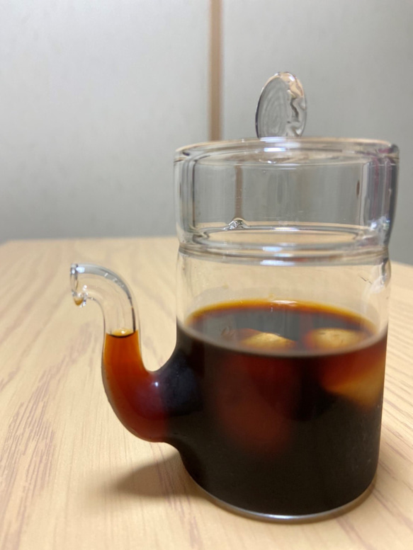ガラスの醤油差しを探し求めて巡り会えました。液ダレしないすごい一品。ツマミ透明 ミニ汁次クリアS(SPC-03) 8枚目の画像