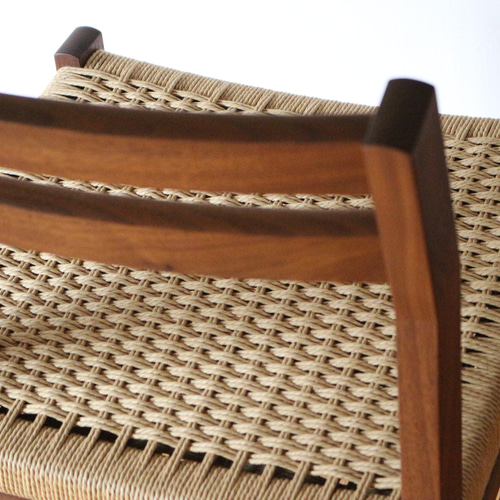 ダイニングチェア ペーパーコード編み（ウォールナット） 椅子