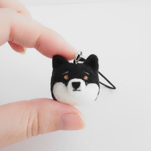 Amazon.co.jp: 柴犬 羊毛 羊毛フェルト ハンドメイド 白柴