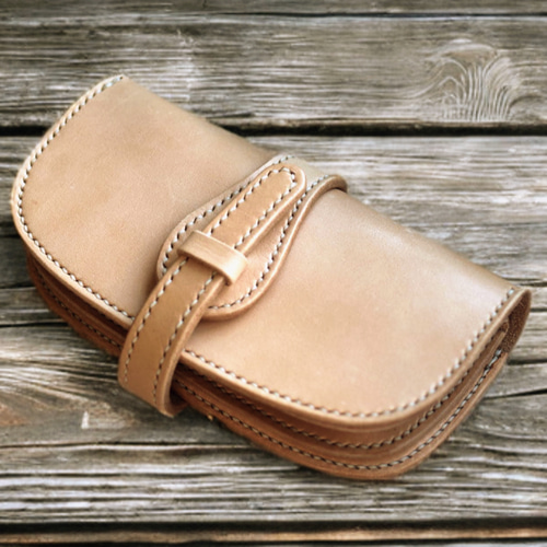 本革 曲線ゆるかわベルト長財布 （受注制作） 長財布 Babylonica