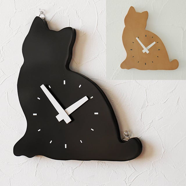 猫の壁掛け時計　BREA-1577