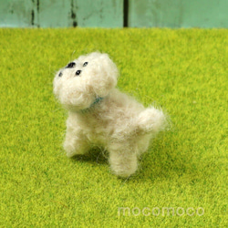 毛茸茸的吉祥物玩具維尼Mokoko☆Akakoro☆akatin☆羊毛氈☆ 第4張的照片