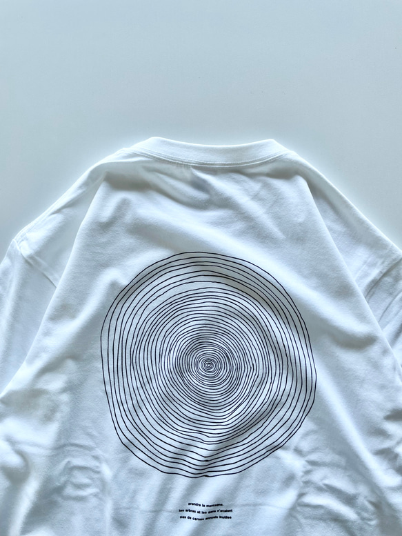 オーバーシルエット半袖Tシャツ / Baum バウム / ホワイト 8枚目の画像