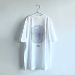 オーバーシルエット半袖Tシャツ / Baum バウム / ホワイト 2枚目の画像