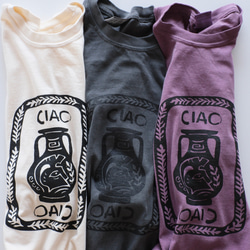 ヴィンテージライク オーバーシルエット半袖Tシャツ / CIAO / スミクロ 4枚目の画像