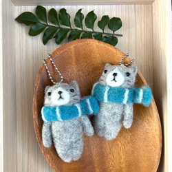 ノルウェージャンフォレストキャット 羊毛フェルト 青いひつじ 通販