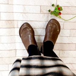 U字ステッチ　ストレスフリー袋縫いスリッポンシューズ　 6050 11枚目の画像