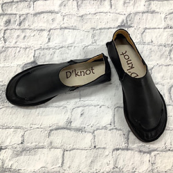 U字ステッチ　ストレスフリー袋縫いスリッポンシューズ　 6050 9枚目の画像