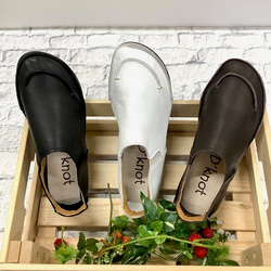 U字ステッチ　ストレスフリー袋縫いスリッポンシューズ　 6050 12枚目の画像